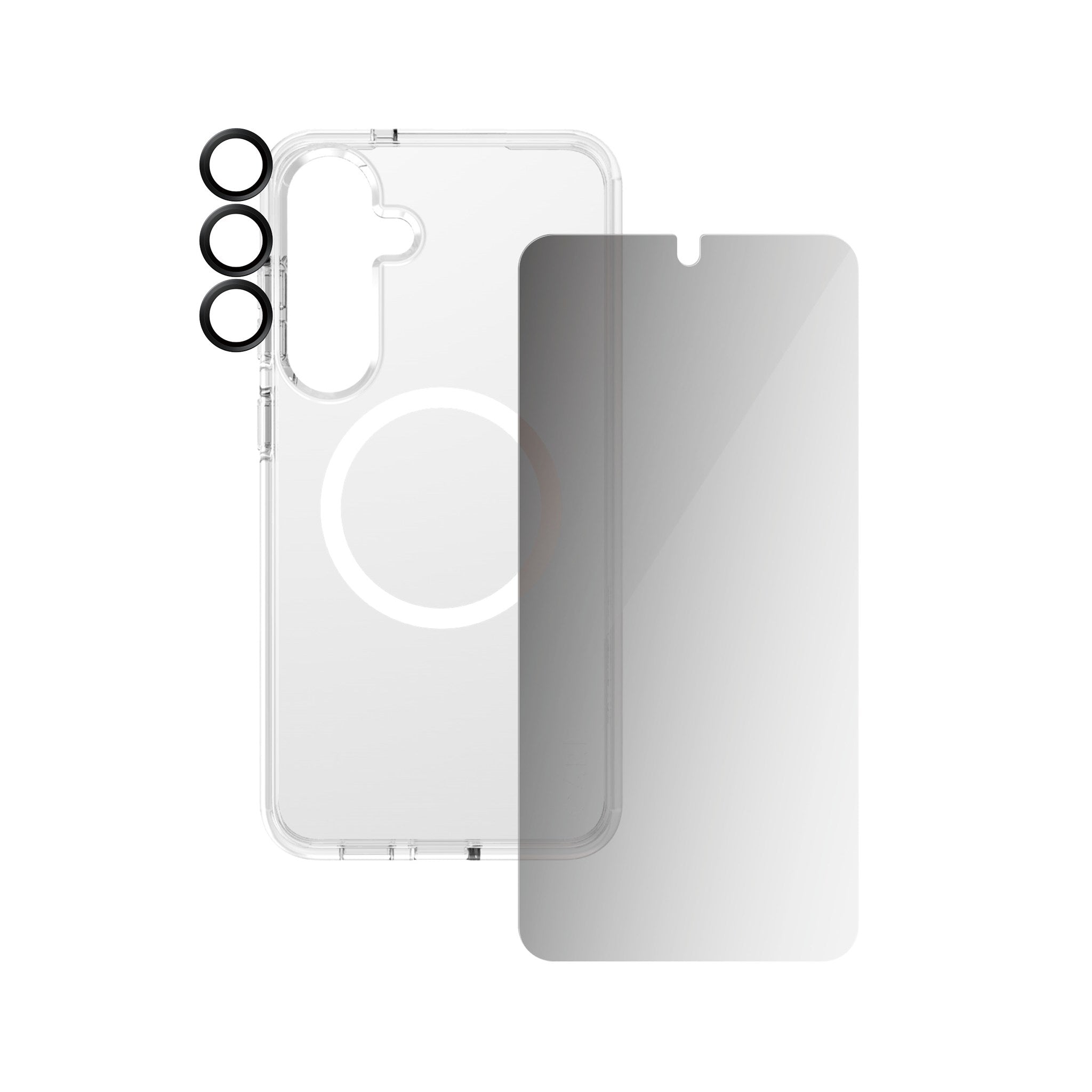 CARE by PanzerGlass® Flagship 3-in-1 Privacy Bundle Samsung Galaxy S25+