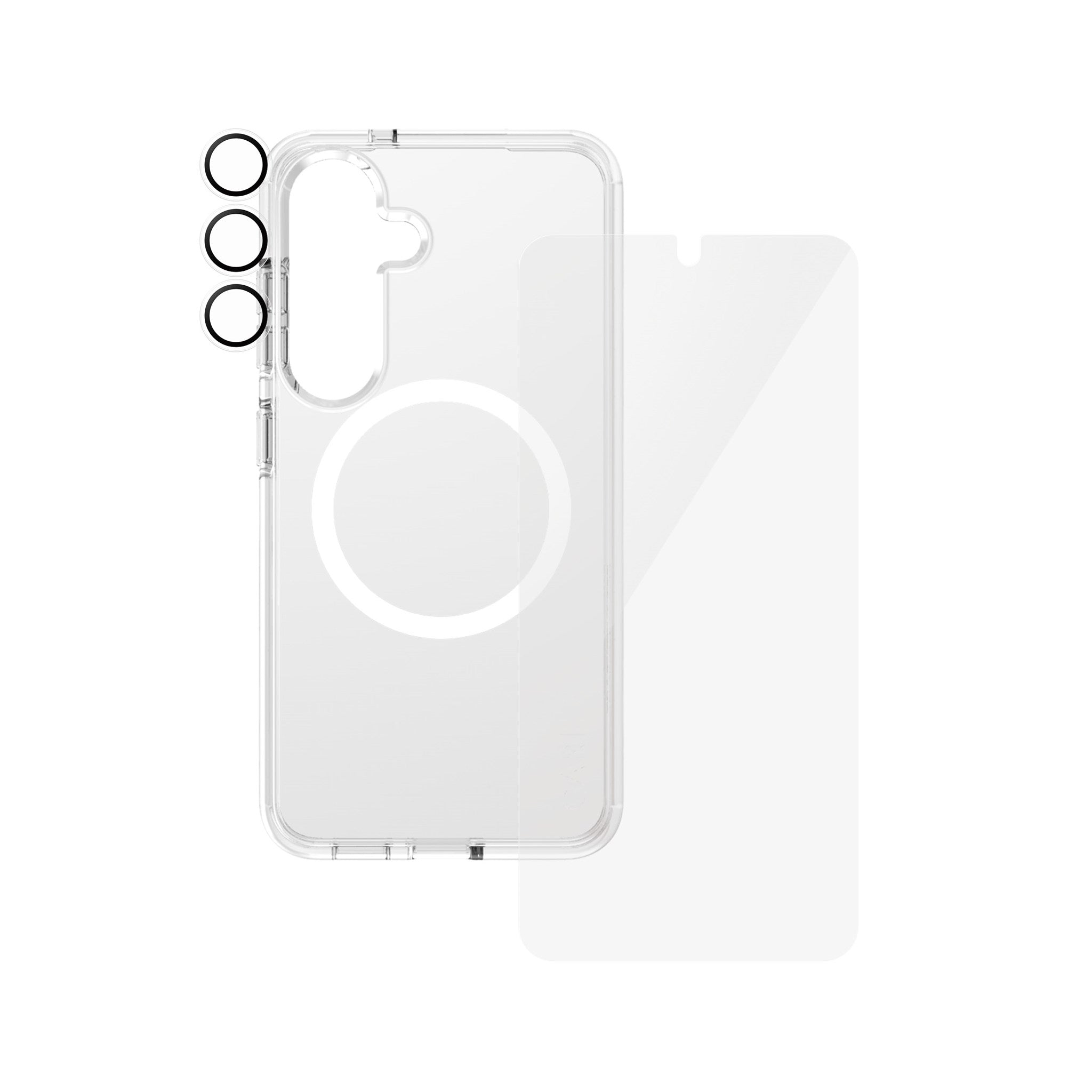 CARE by PanzerGlass® Flagship 3-in-1 Bundle Samsung Galaxy S25