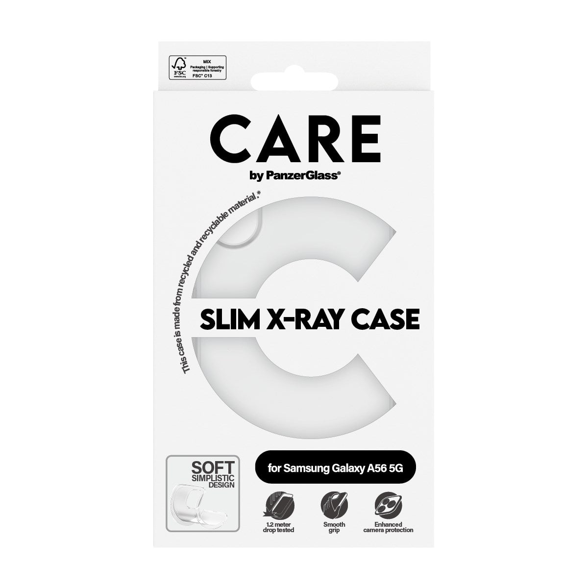 CARE by PanzerGlass® Fashionable Case Transparent X-Ray Soft Basic Samsung Galaxy A56 5G