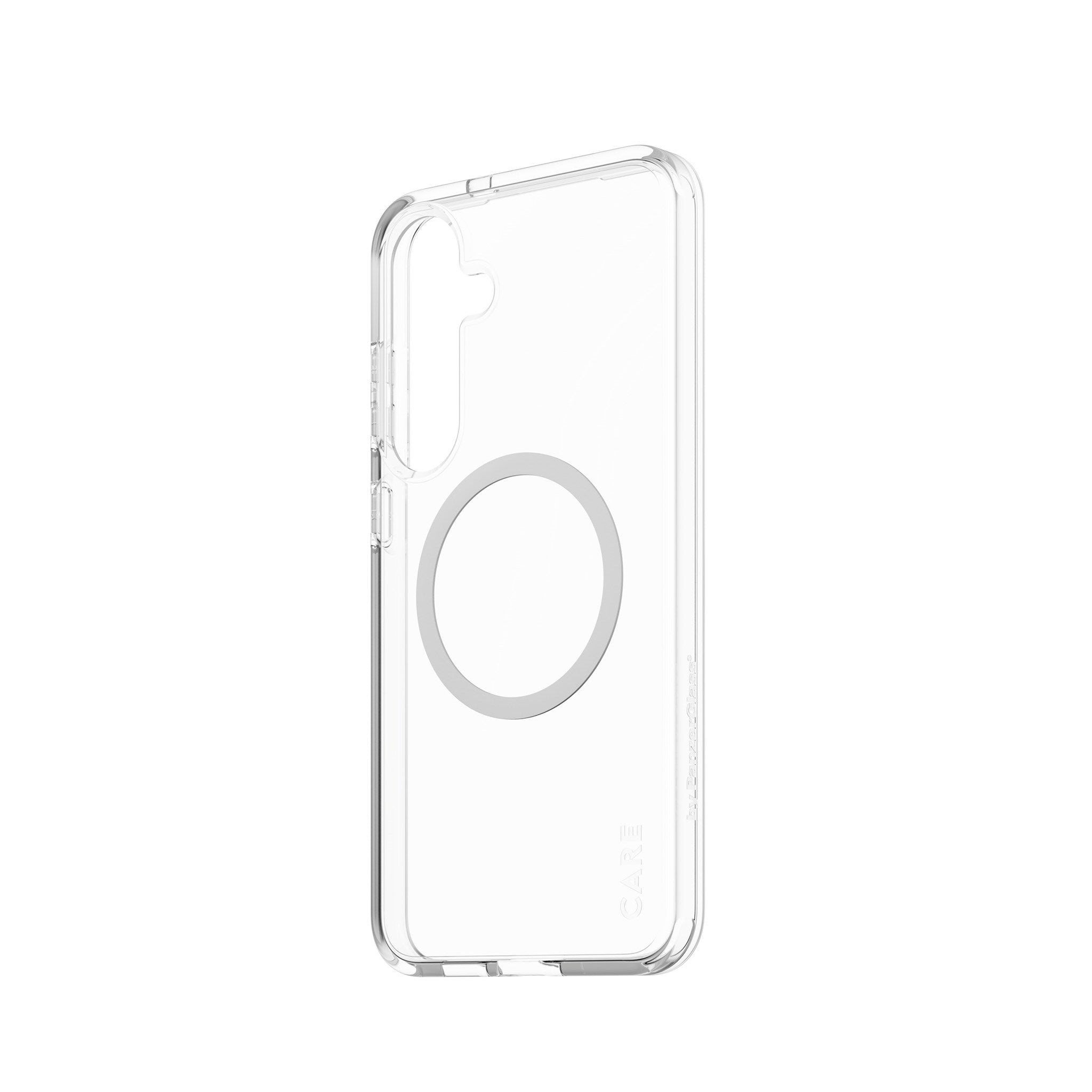 CARE by PanzerGlass® Flagship Case Transparent Urban Combat w. White Qi Compatible Samsung Galaxy S25+