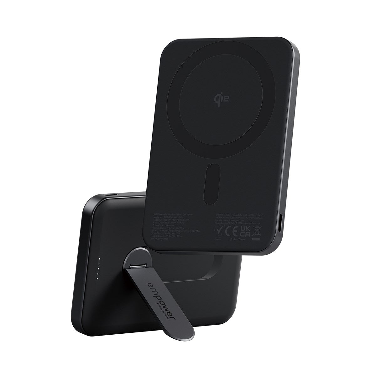 empower™ by PanzerGlass® empower™ Bank w. Spin Stand | 5000mAh | Space Black