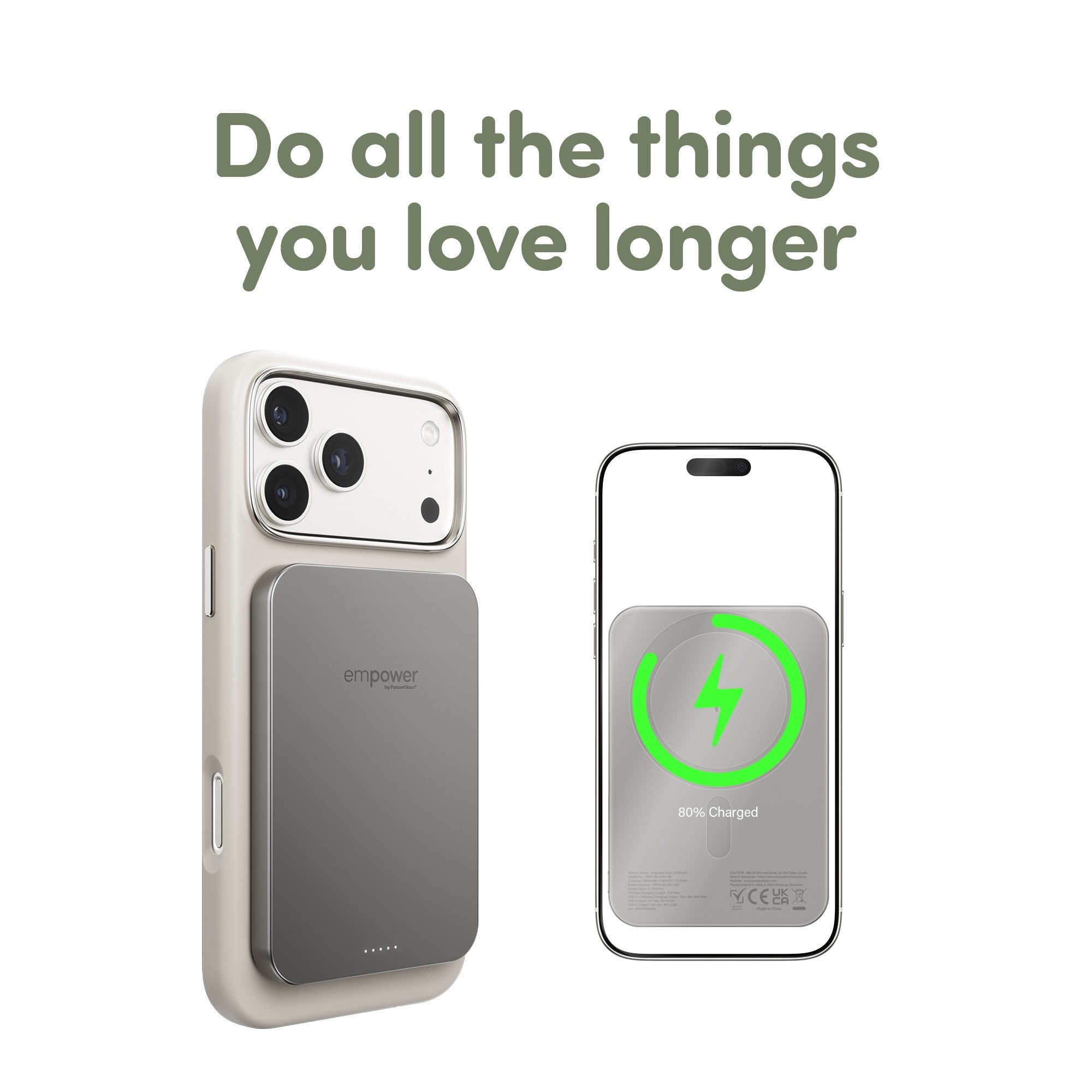 empower™ by PanzerGlass® empower™ Bank | 5000mAh | Titanium