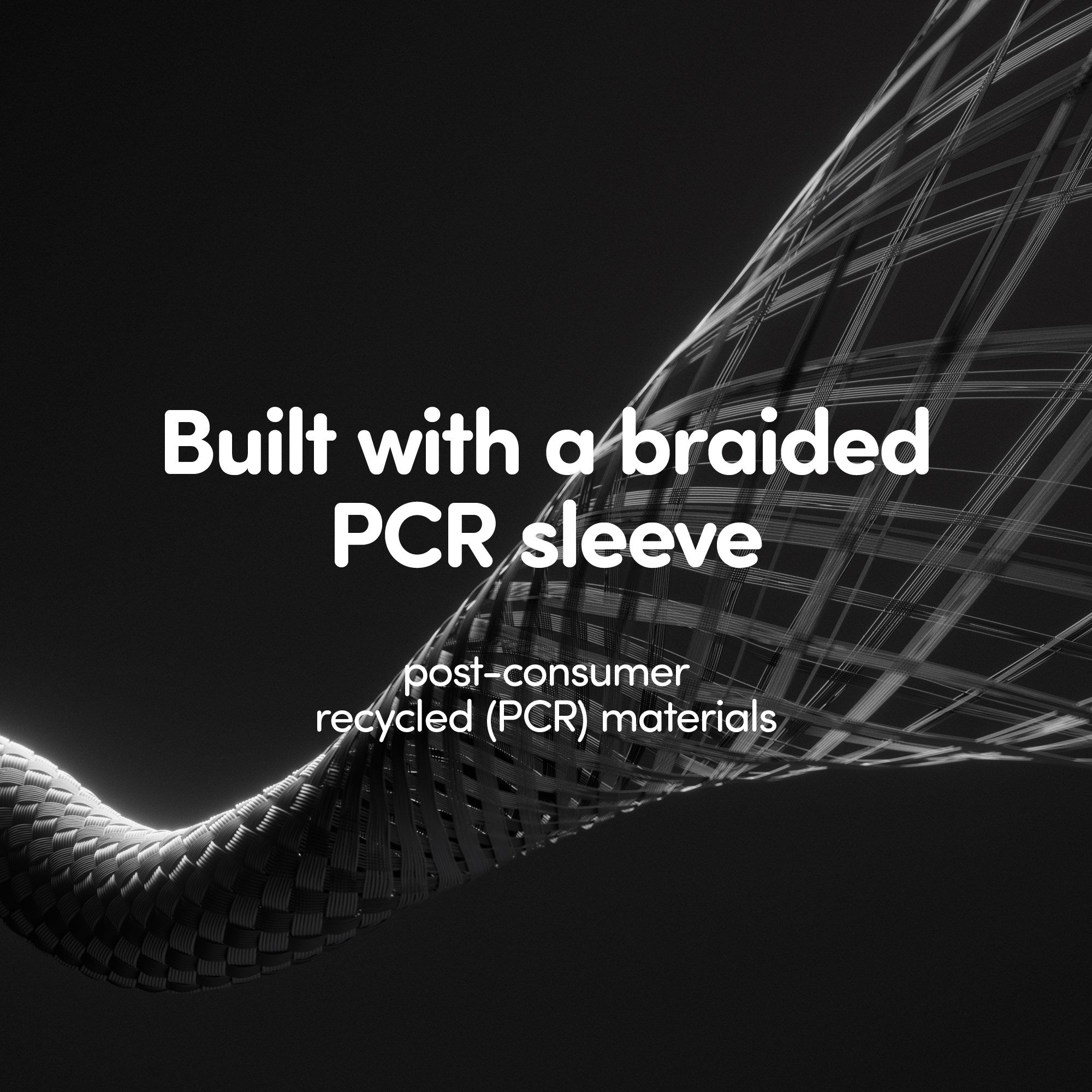 empower™ by PanzerGlass® Racing 240W USB-C to USB-C Cable | USB 2.0 | 2M | Silver White