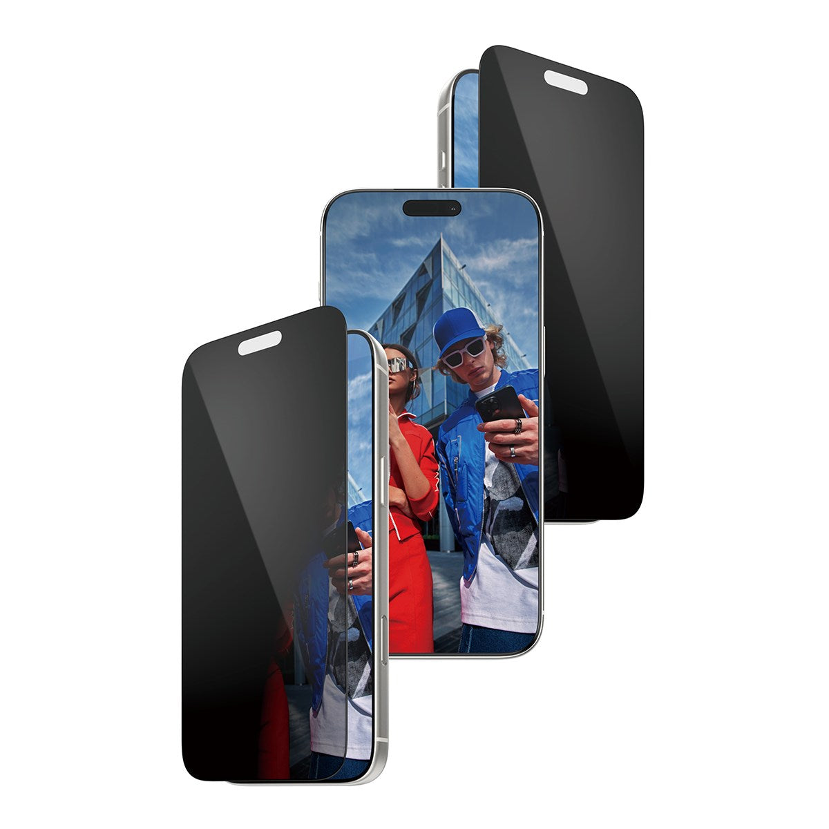 PanzerGlass® Privacy Screen Protector w. Black Frame iPhone 17 Pro Max | Ultra-Wide Fit w. FASTFIT IN-A-BOX