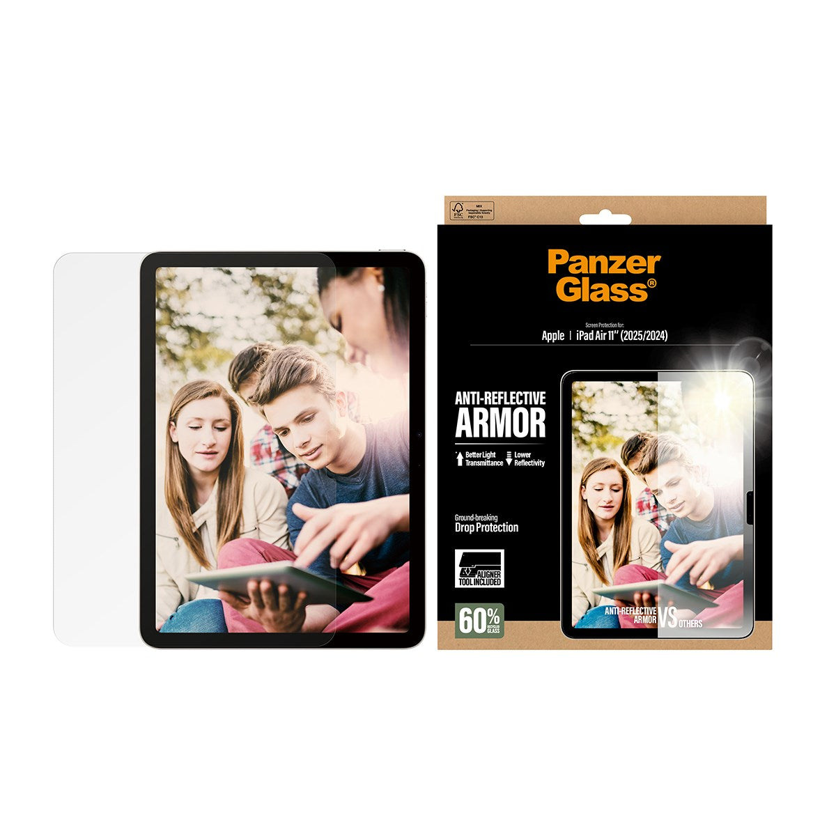 PanzerGlass® Anti-Reflective Armor Screen Protector iPad Air 11