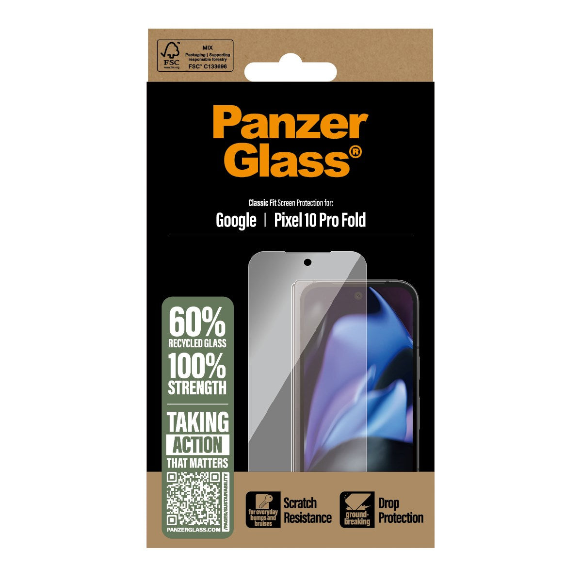 PanzerGlass® Screen Protector Google Pixel 10 Pro Fold | Classic Fit
