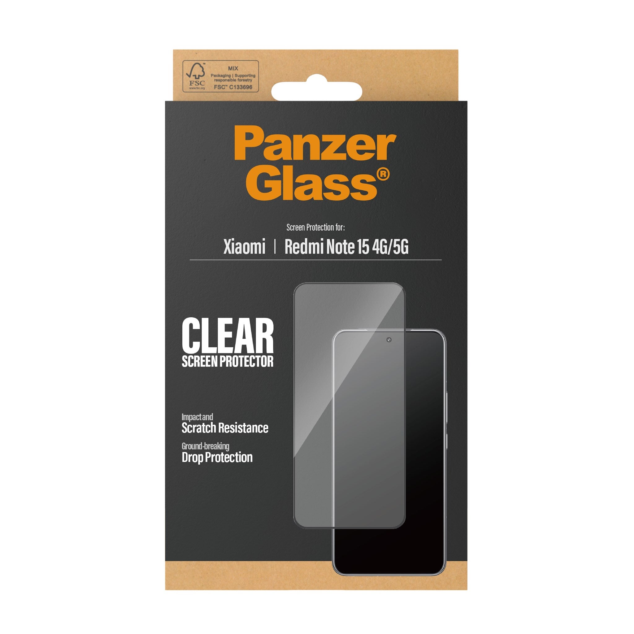 PanzerGlass® Screen Protector Xiaomi Redmi Note 15 4G | 5G | Ultra-Wide Fit