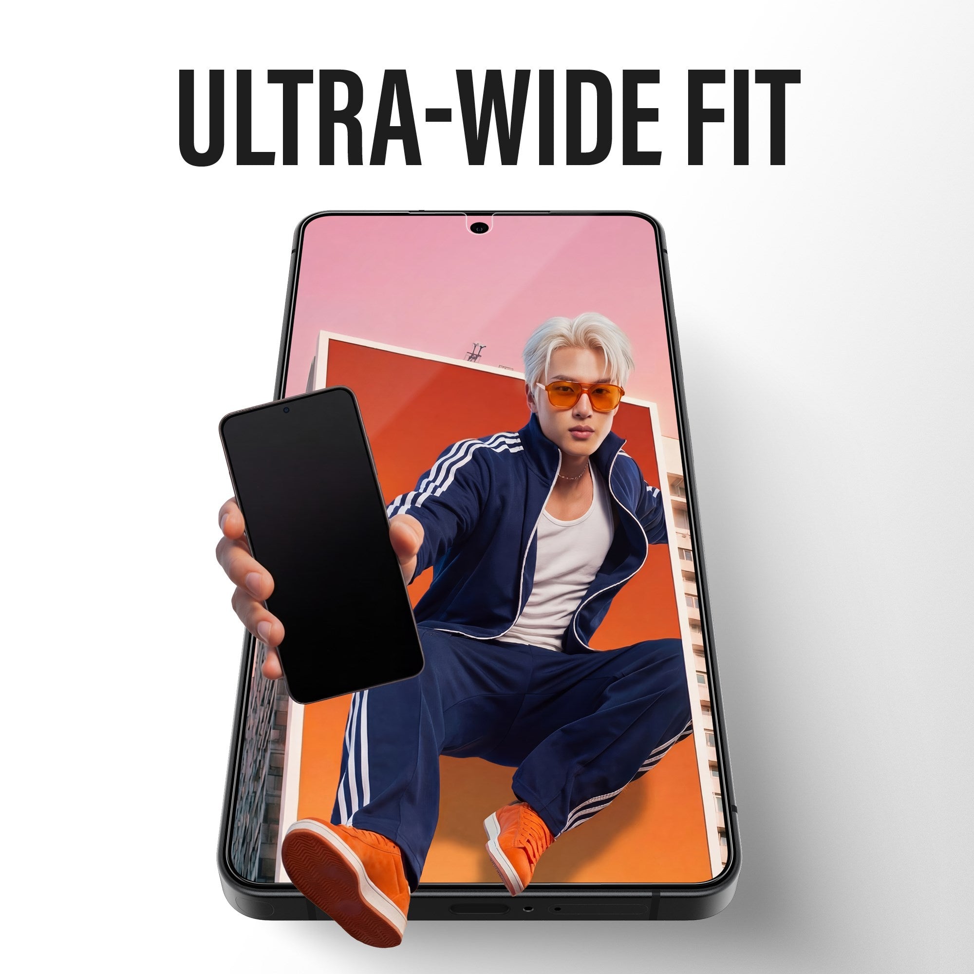 PanzerGlass® 2-Way Privacy Screen Protector Samsung Galaxy S26+ | Ultra-Wide Fit w. EasyAligner