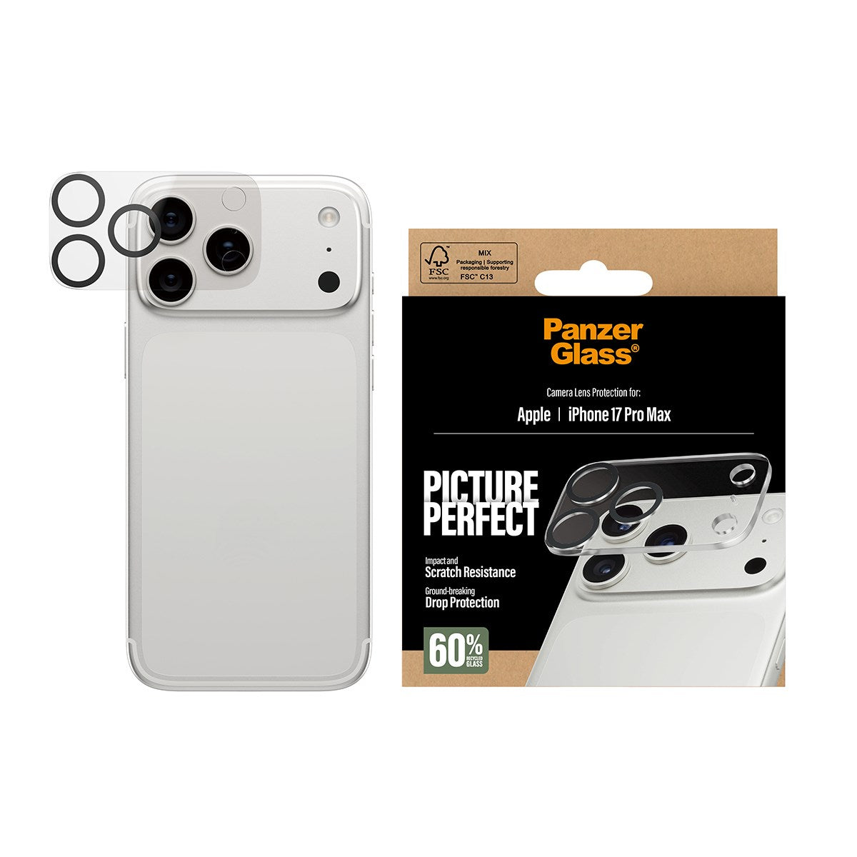 PanzerGlass® PicturePerfect Camera Lens Protector iPhone 17 Pro Max