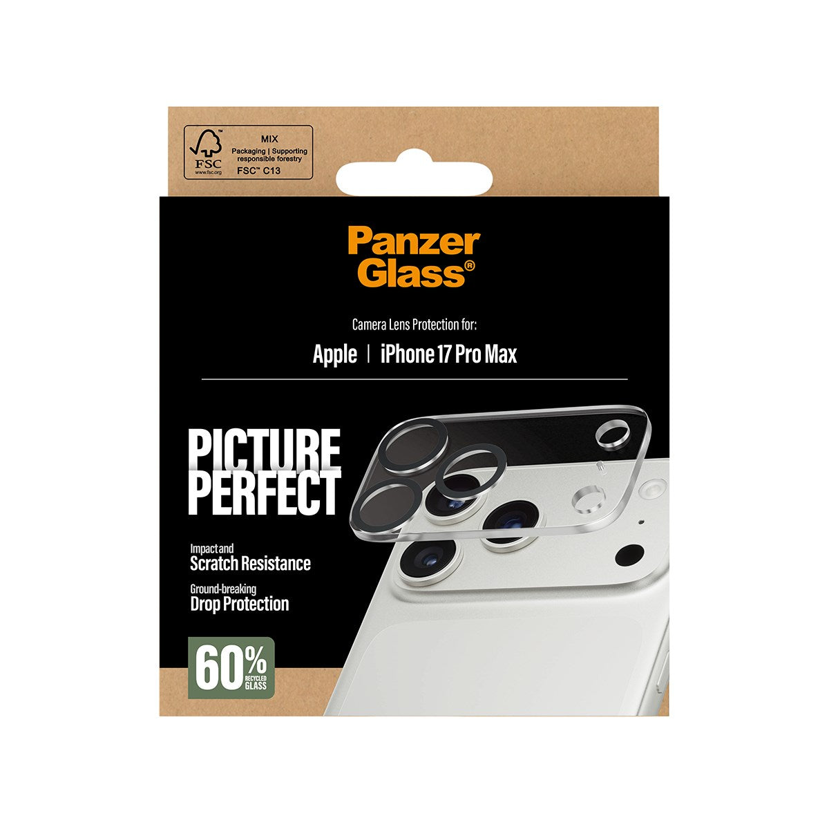 PanzerGlass® PicturePerfect Camera Lens Protector iPhone 17 Pro Max