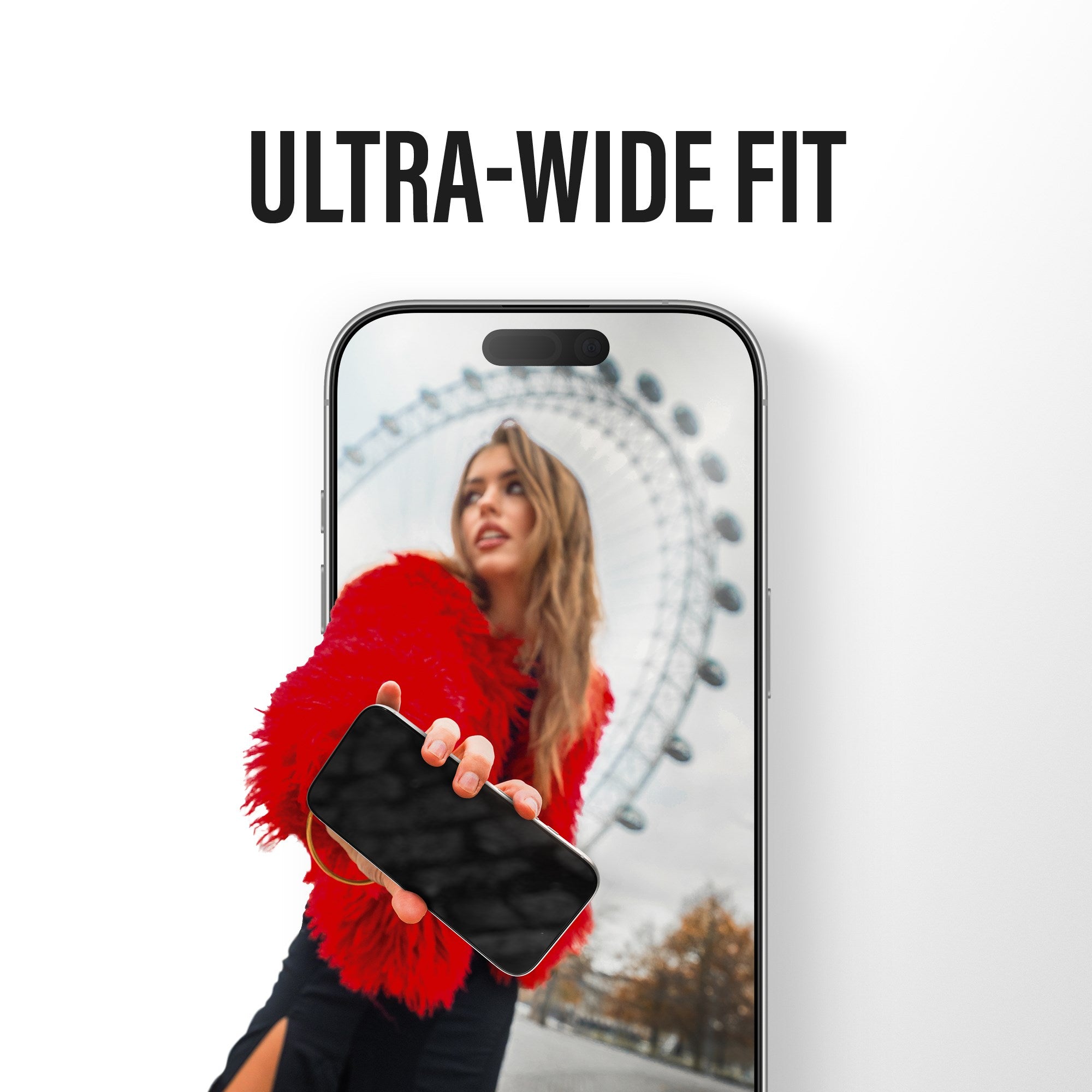 PanzerGlass® 2-Way Privacy Screen Protector iPhone 17 | iPhone 16 Pro | Ultra-Wide Fit w. EasyAligner