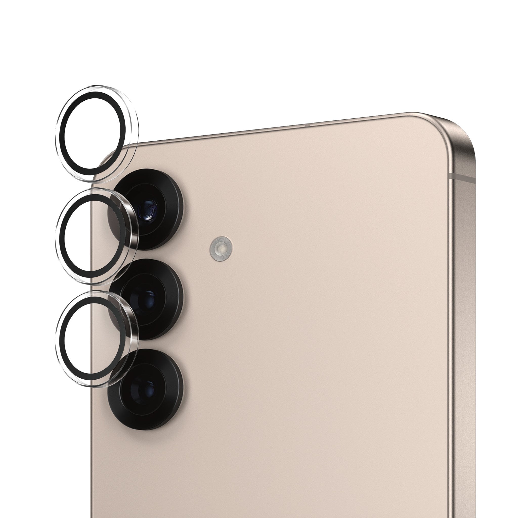 PanzerGlass® Hoops® Transparent Camera Lens Protector Samsung Galaxy S25