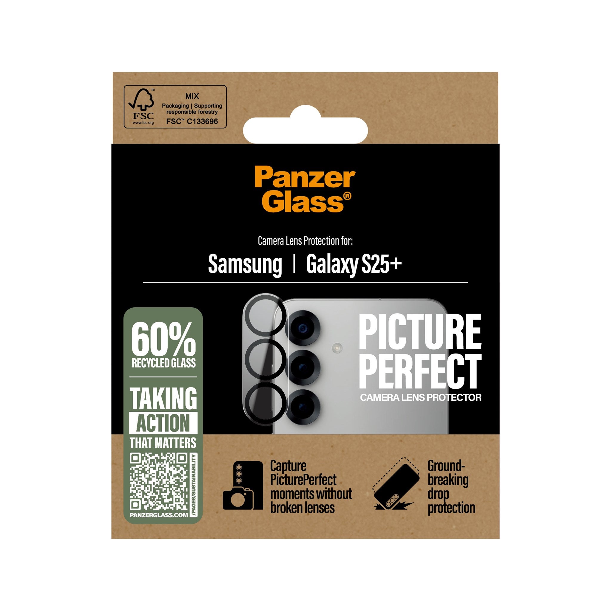 PanzerGlass® PicturePerfect Camera Lens Protector Samsung Galaxy S25+