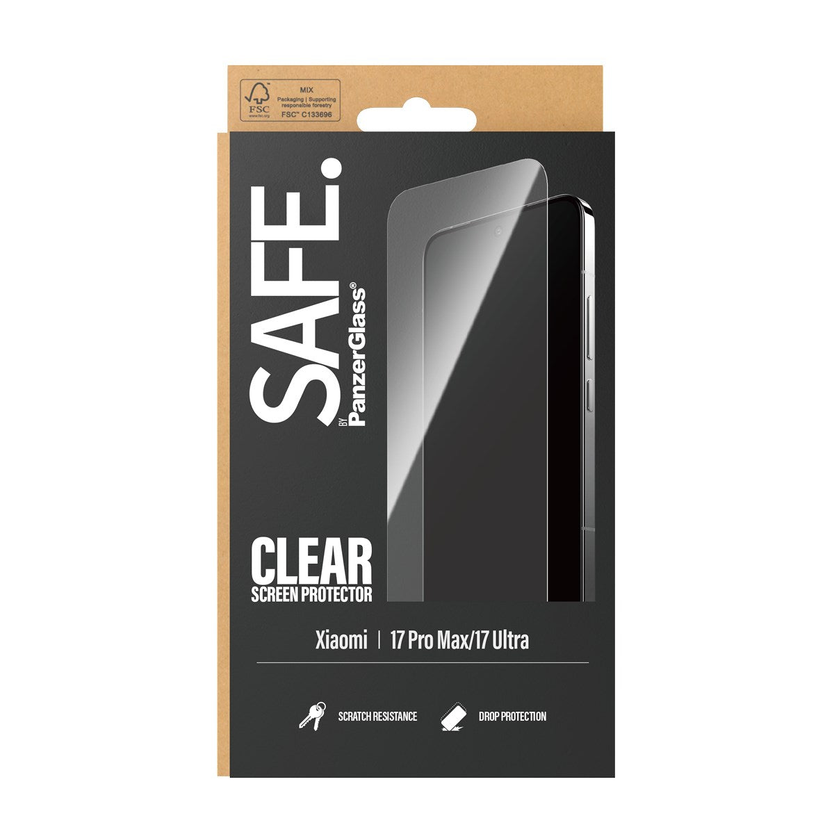 SAFE. by PanzerGlass® Screen Protector Xiaomi 17 Pro Max | 17 Ultra | Ultra-Wide Fit