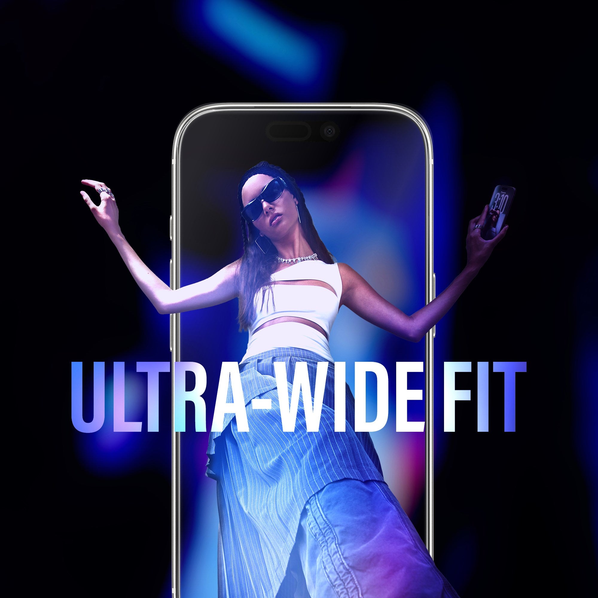 SAFE. by PanzerGlass® Privacy Screen Protector iPhone 17 Pro | Ultra-Wide Fit w. EasyAligner