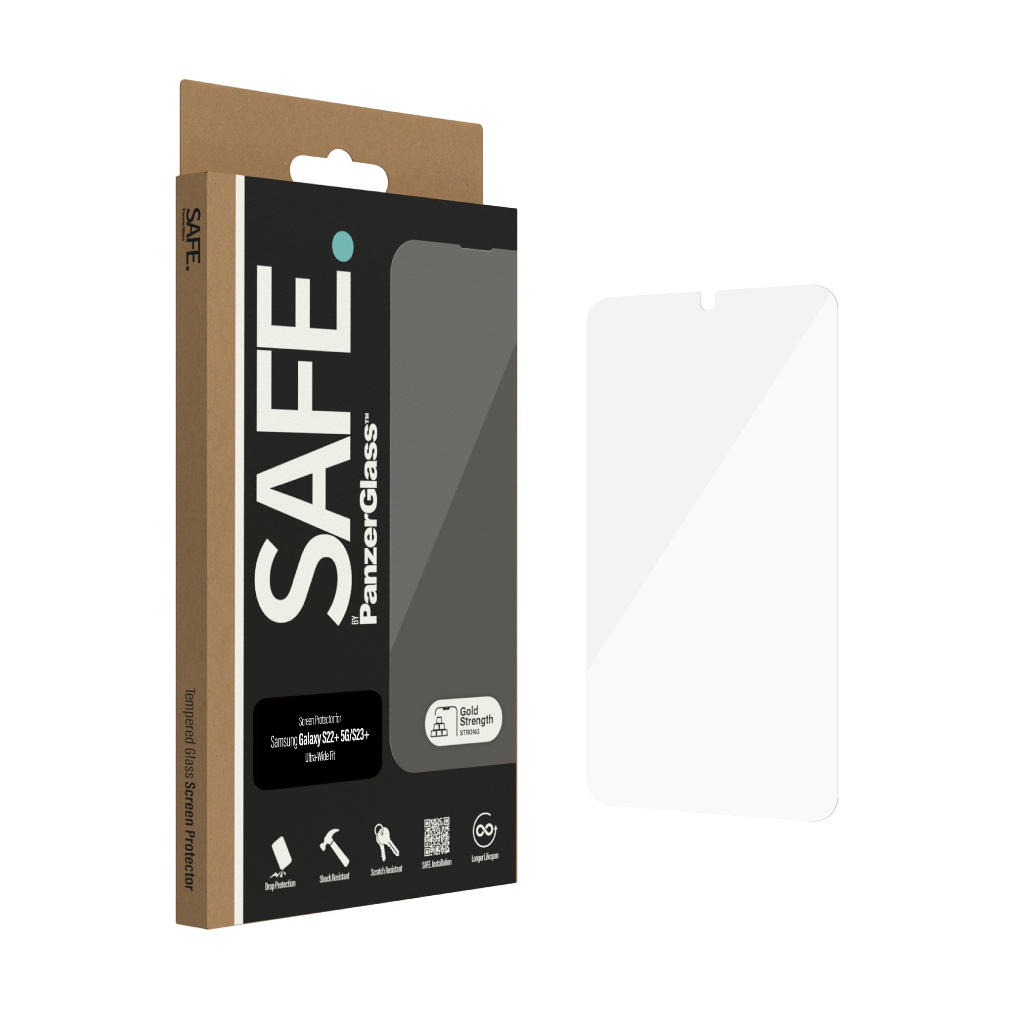 SAFE. by PanzerGlass® Screen Protector Samsung Galaxy S22+ 5G | S23+ | Ultra-Wide Fit