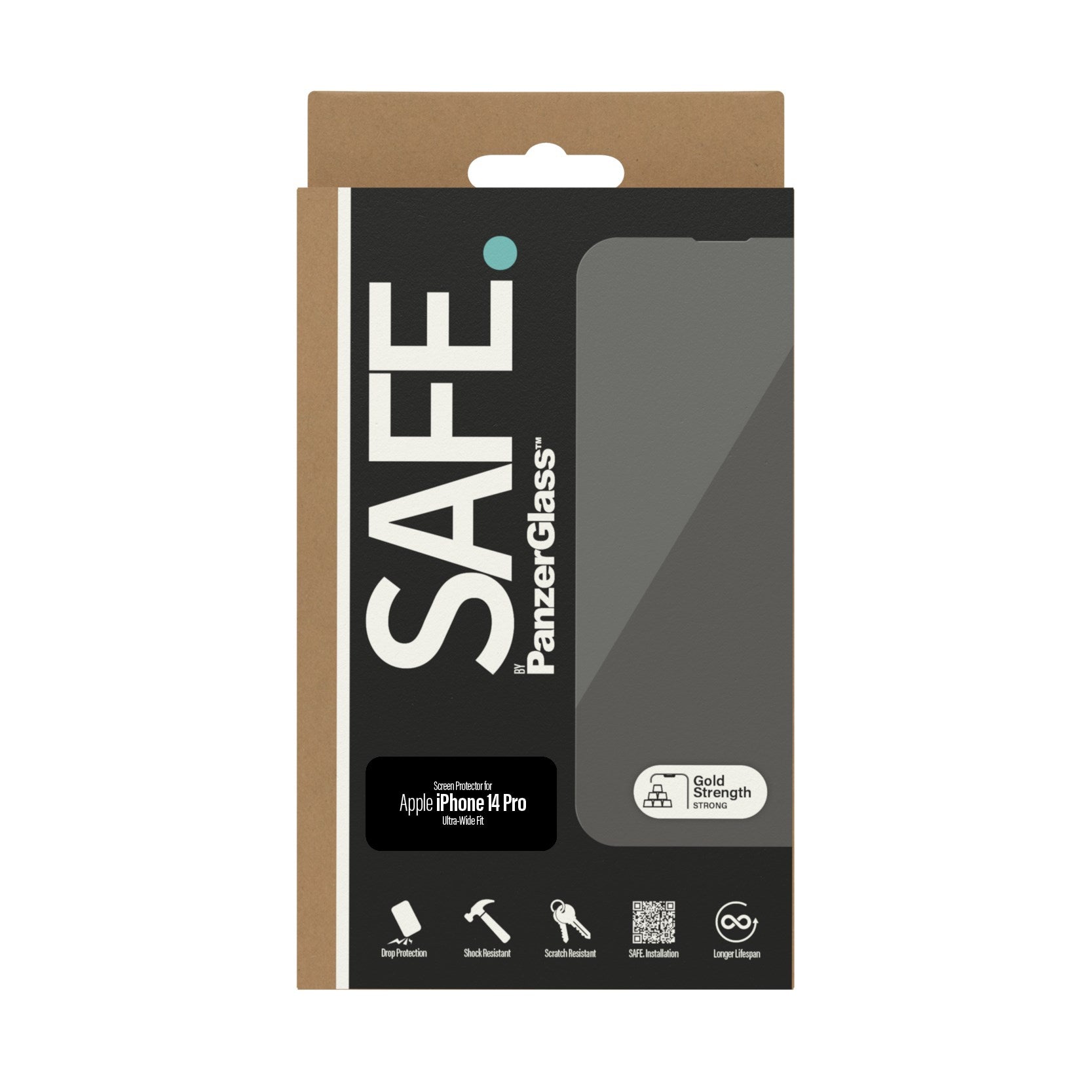 SAFE. by PanzerGlass® Screen Protector iPhone 14 Pro | Ultra-Wide Fit