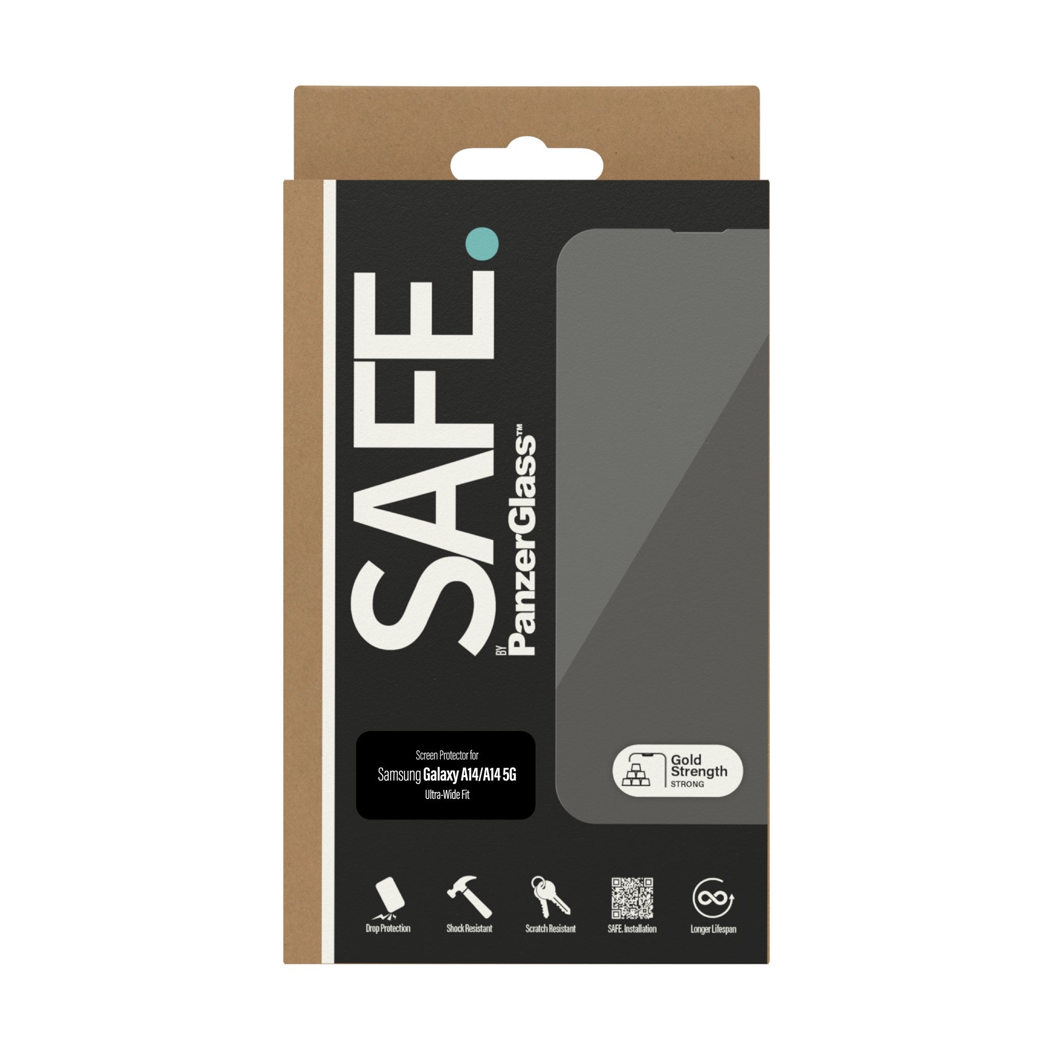 SAFE.  by PanzerGlass® Screen Protector Samsung Galaxy A14 | A14 5G | Ultra-Wide Fit