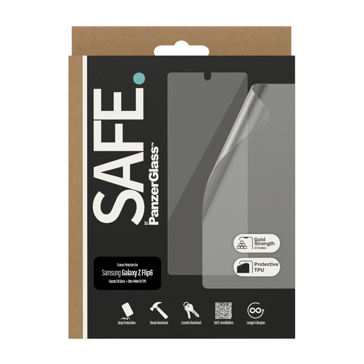 SAFE. by PanzerGlass® Screen Protector Samsung Galaxy Z Flip6 | Glass & Film