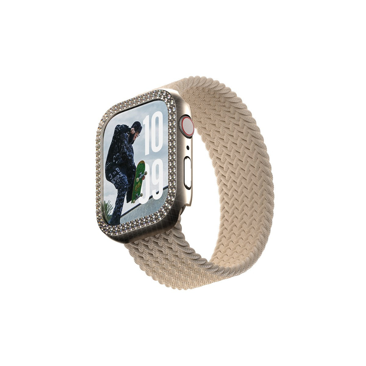 SAFE. by PanzerGlass® Bling Bumper Gold Apple Watch Series 10 | 42mm