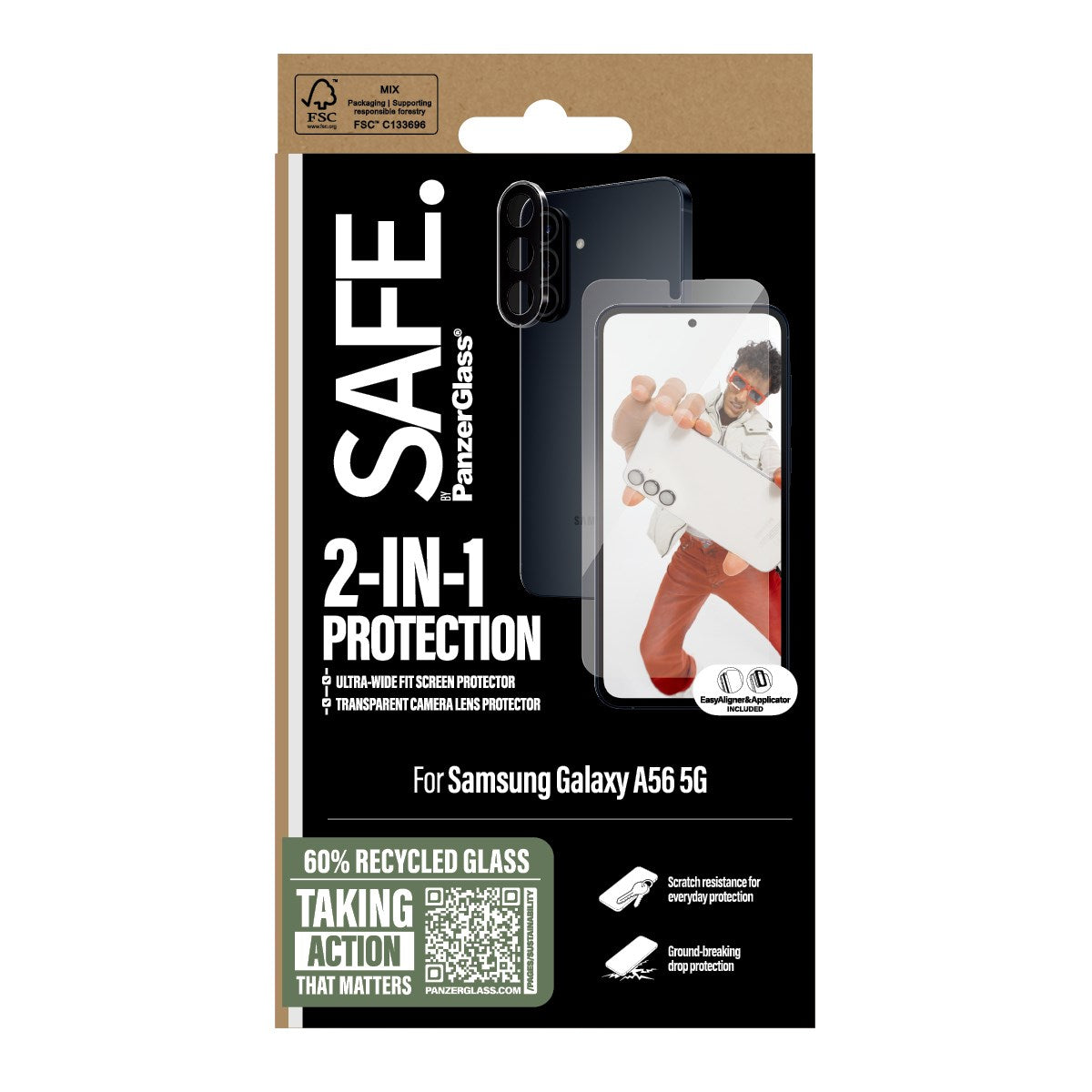 SAFE. by PanzerGlass® 2-in-1 Bundle Samsung Galaxy A56 5G