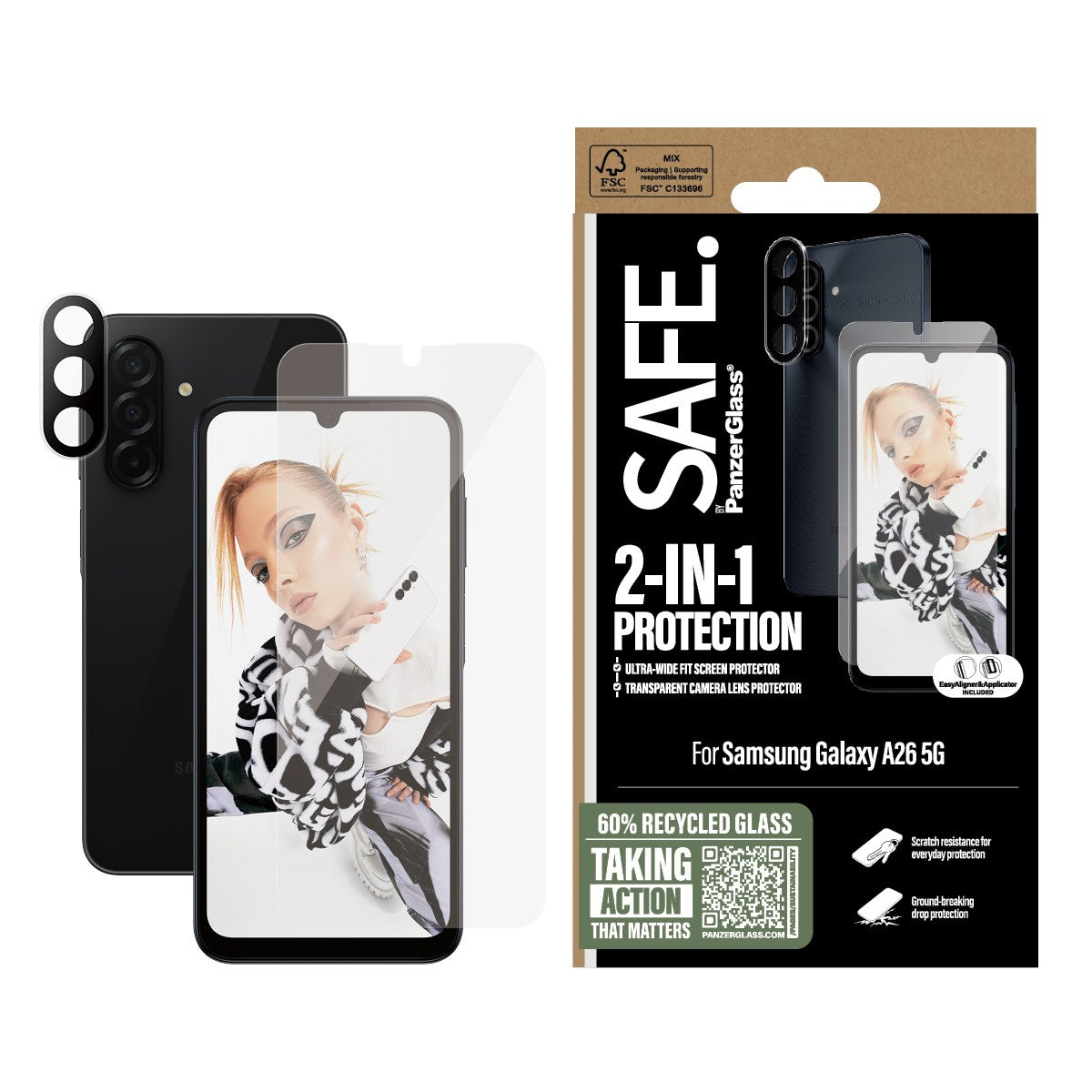 SAFE. by PanzerGlass® 2-in-1 Bundle Samsung Galaxy A26 5G