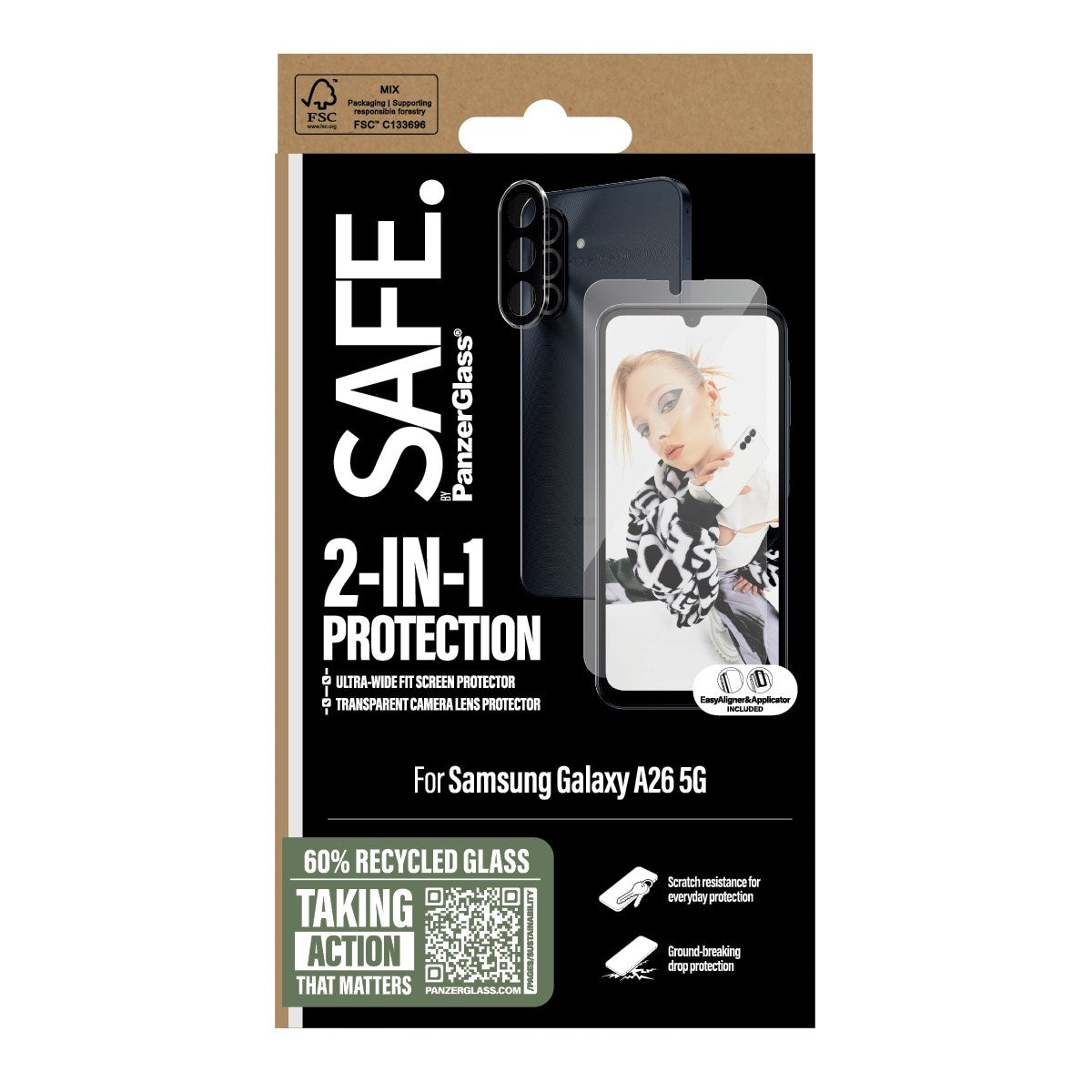 SAFE. by PanzerGlass® 2-in-1 Bundle Samsung Galaxy A26 5G