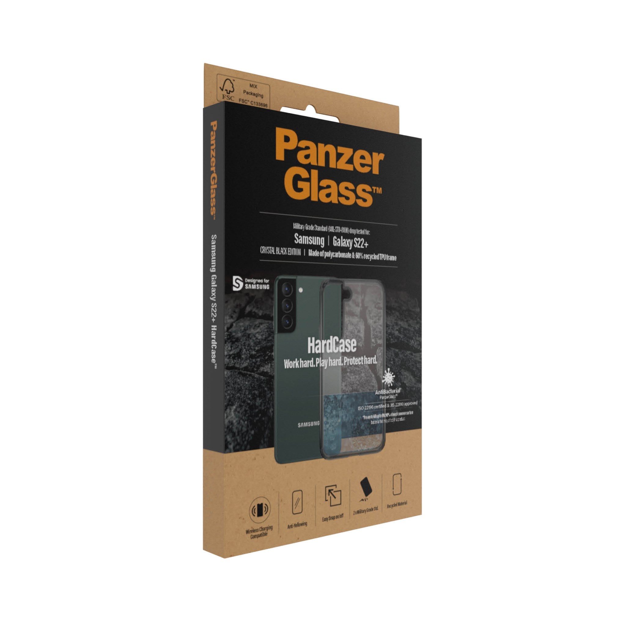 PanzerGlass® HardCase Samsung Galaxy S22+ - Smokey Black