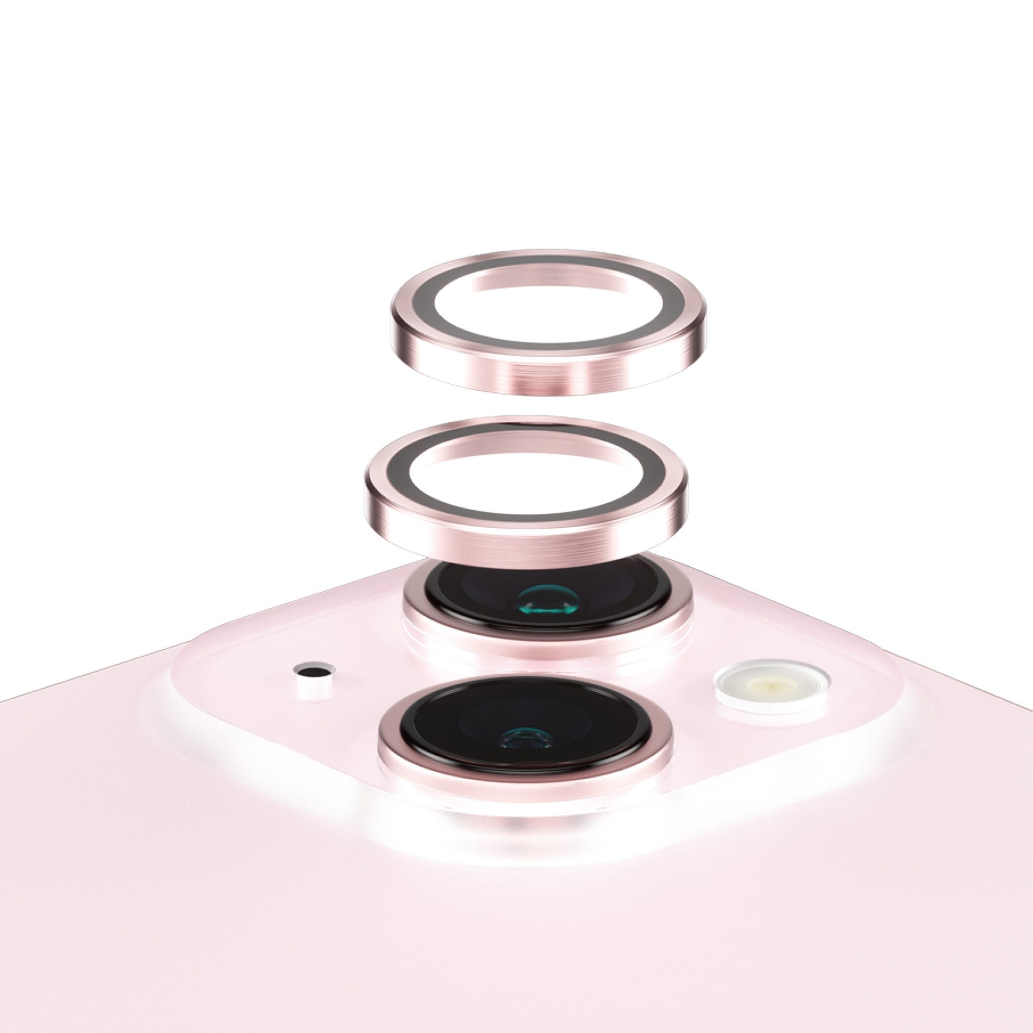 PanzerGlass® Hoops® Pink Camera Lens Protector iPhone 15 | 15 Plus