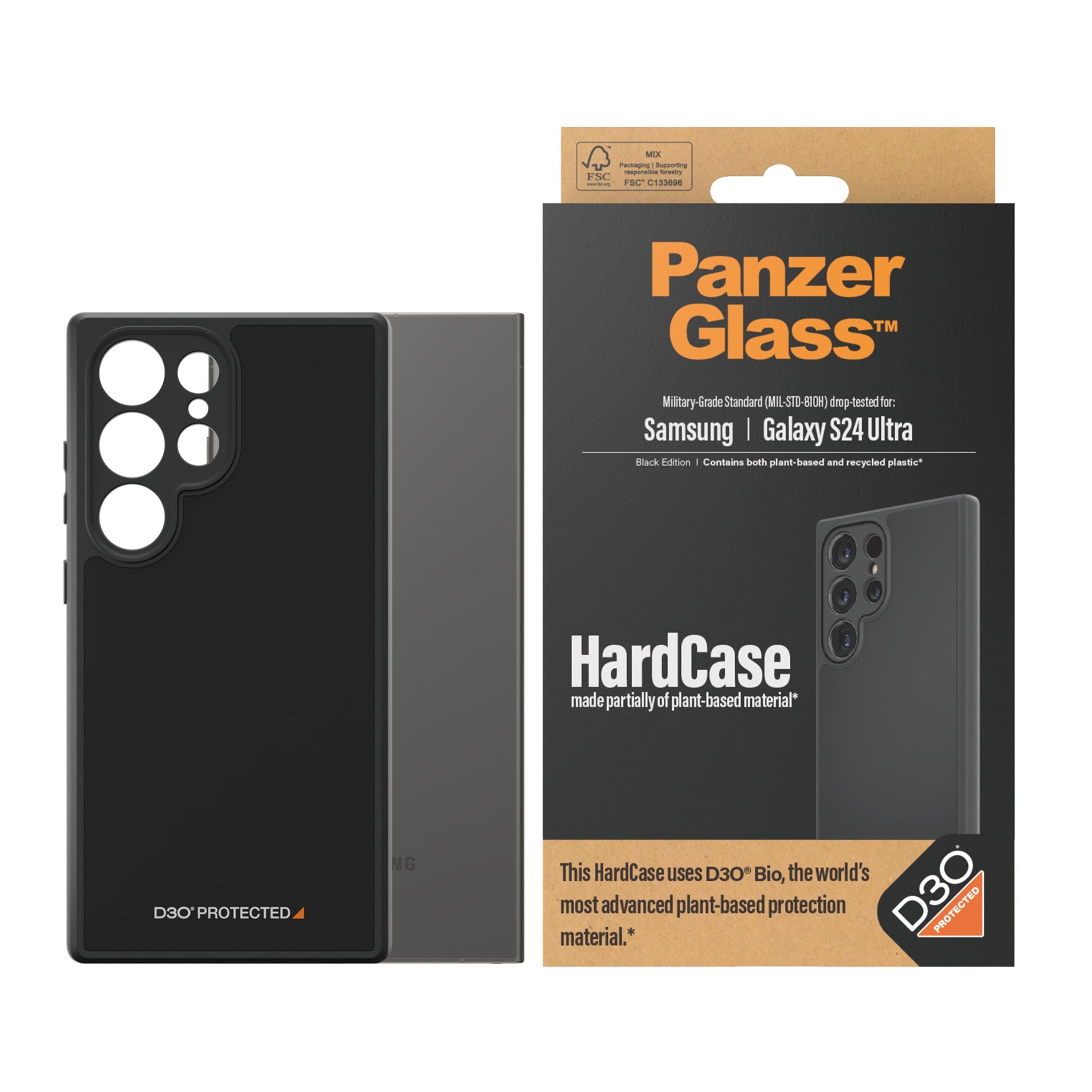 PanzerGlass HardCase D30 Samsung Galaxy S24 Ultra (Black edition