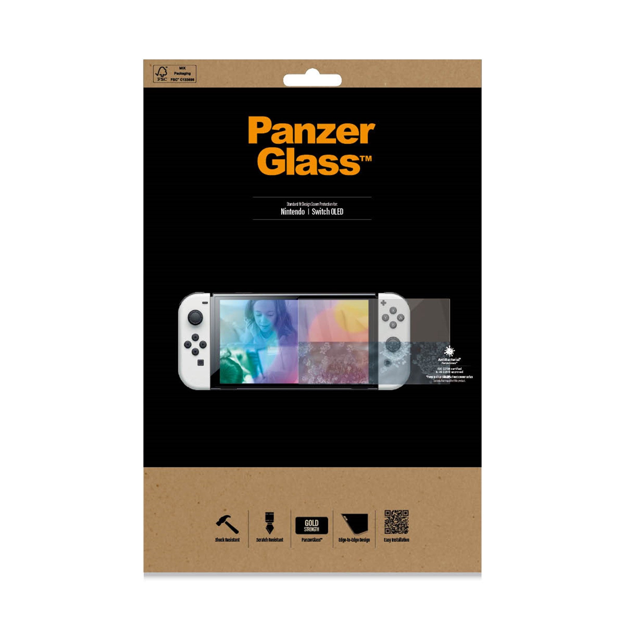 PanzerGlass® Screen Protector Nintendo Switch OLED 3