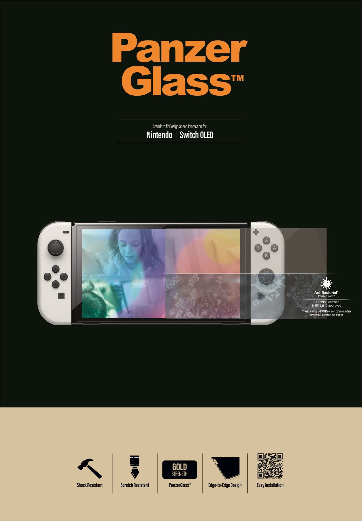 PanzerGlass® Screen Protector Nintendo Switch OLED 9