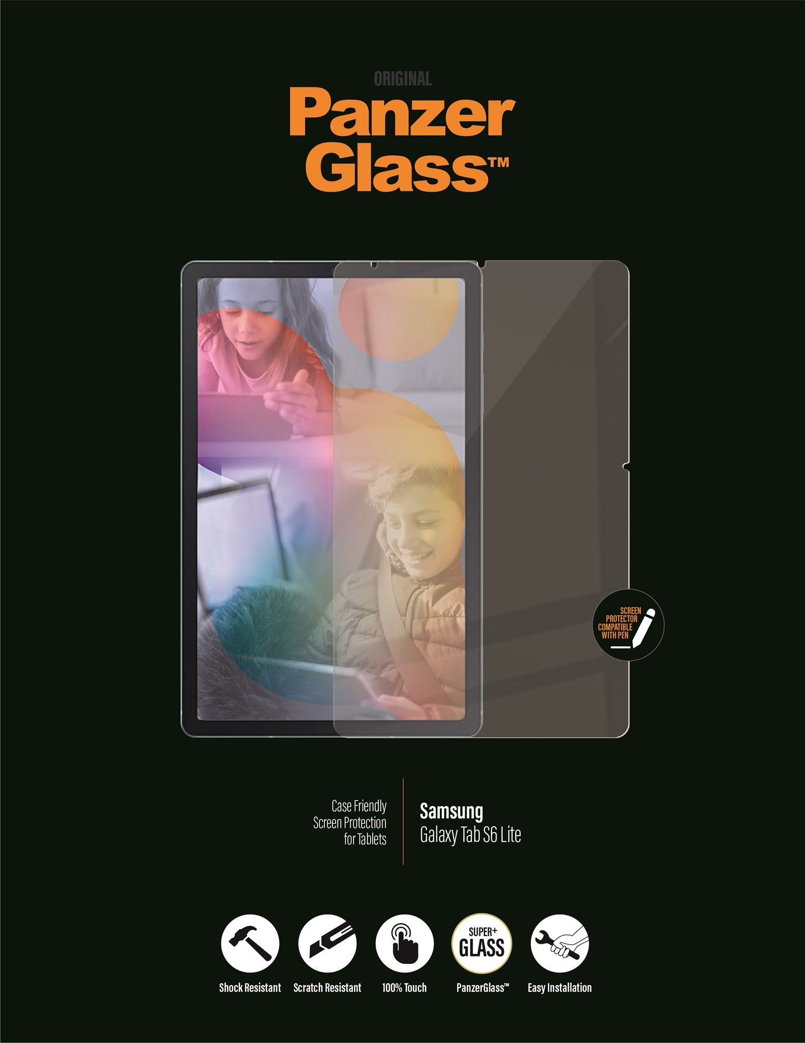 PanzerGlass® Screen Protector Samsung Galaxy Tab S6 Lite | S6 Lite