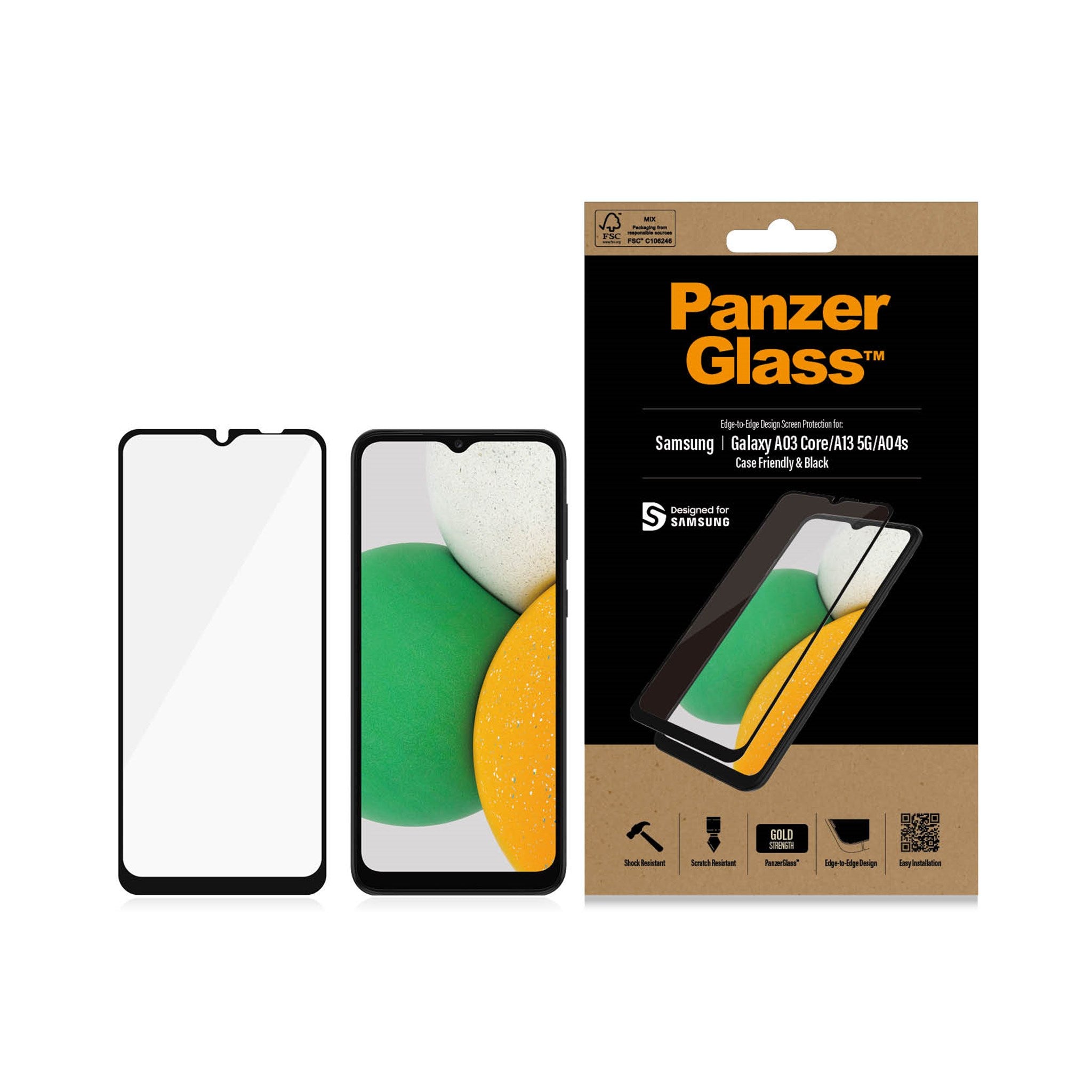 PanzerGlass® Screen Protector Samsung Galaxy A03 core | A13 5G | A04s