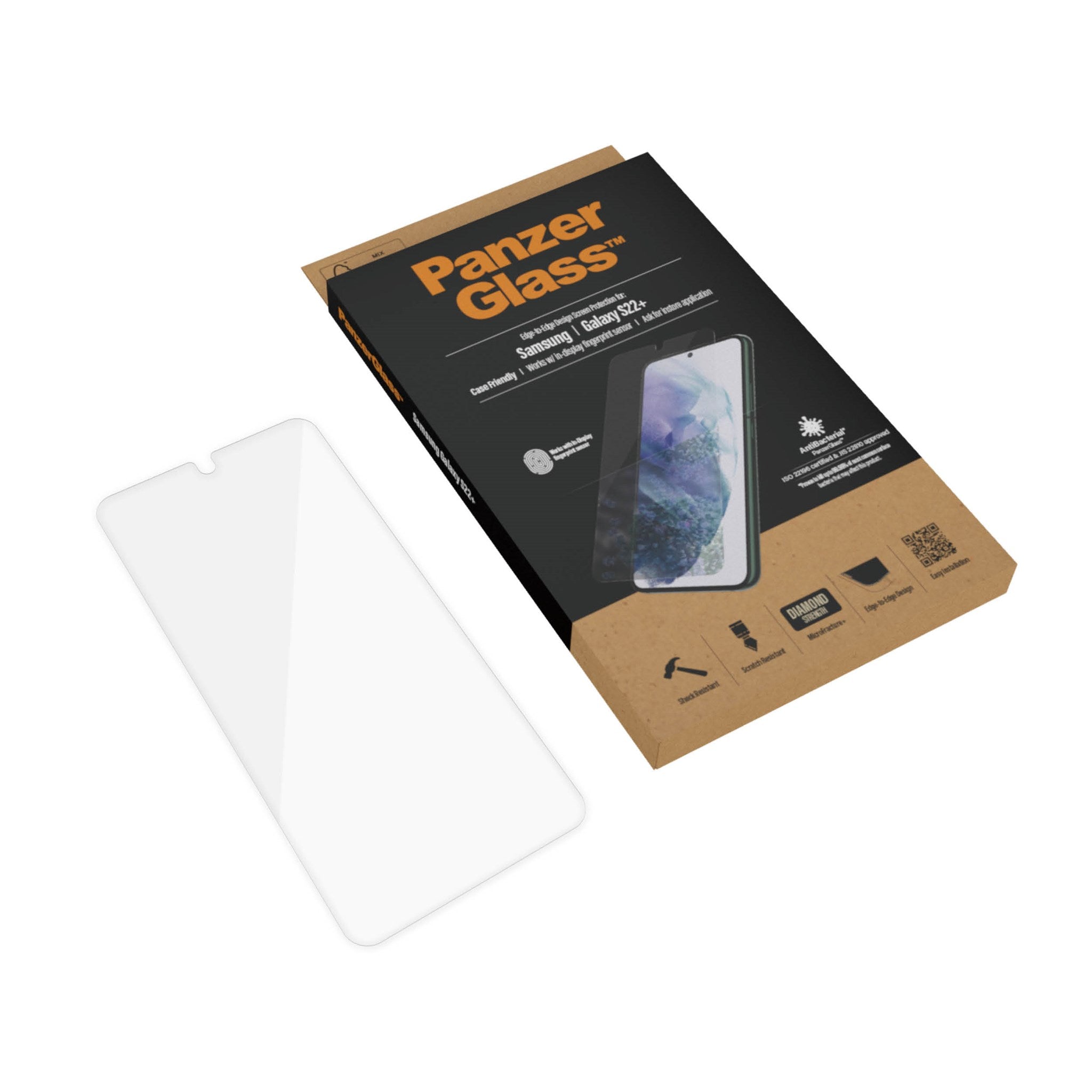 PanzerGlass® UltraForce1 Samsung Galaxy S22+ | Screen Protector