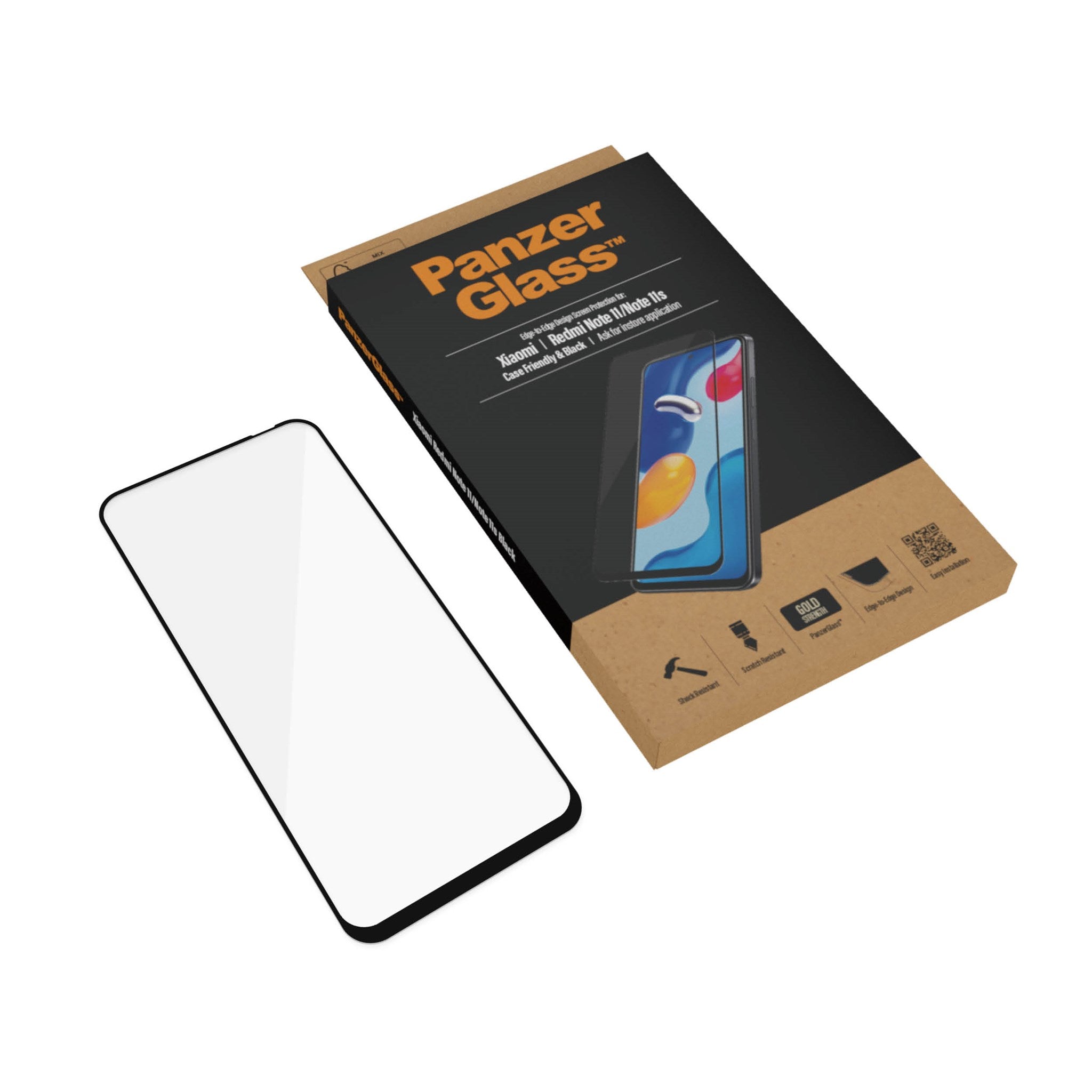 PanzerGlass® Screen Protector Xiaomi Redmi Note 12S | 11 | 11S 5