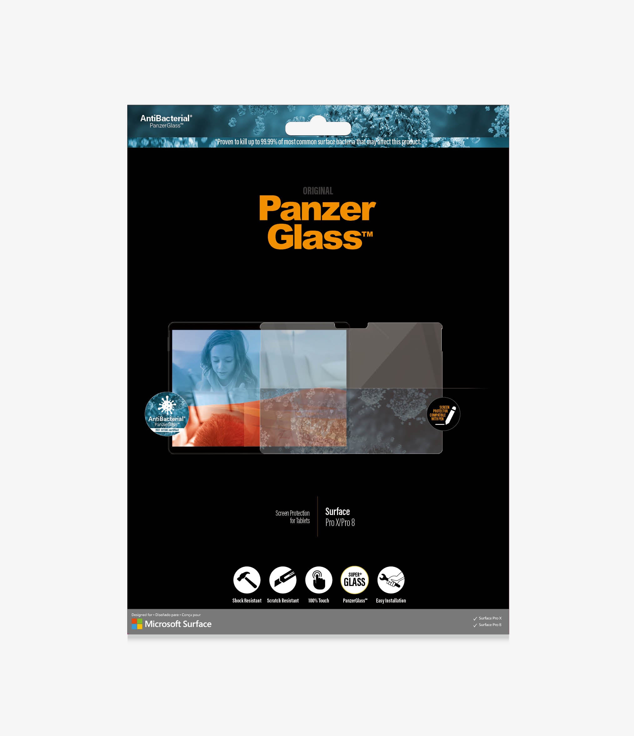 PanzerGlass™ Microsoft Surface Pro X / Pro 8
