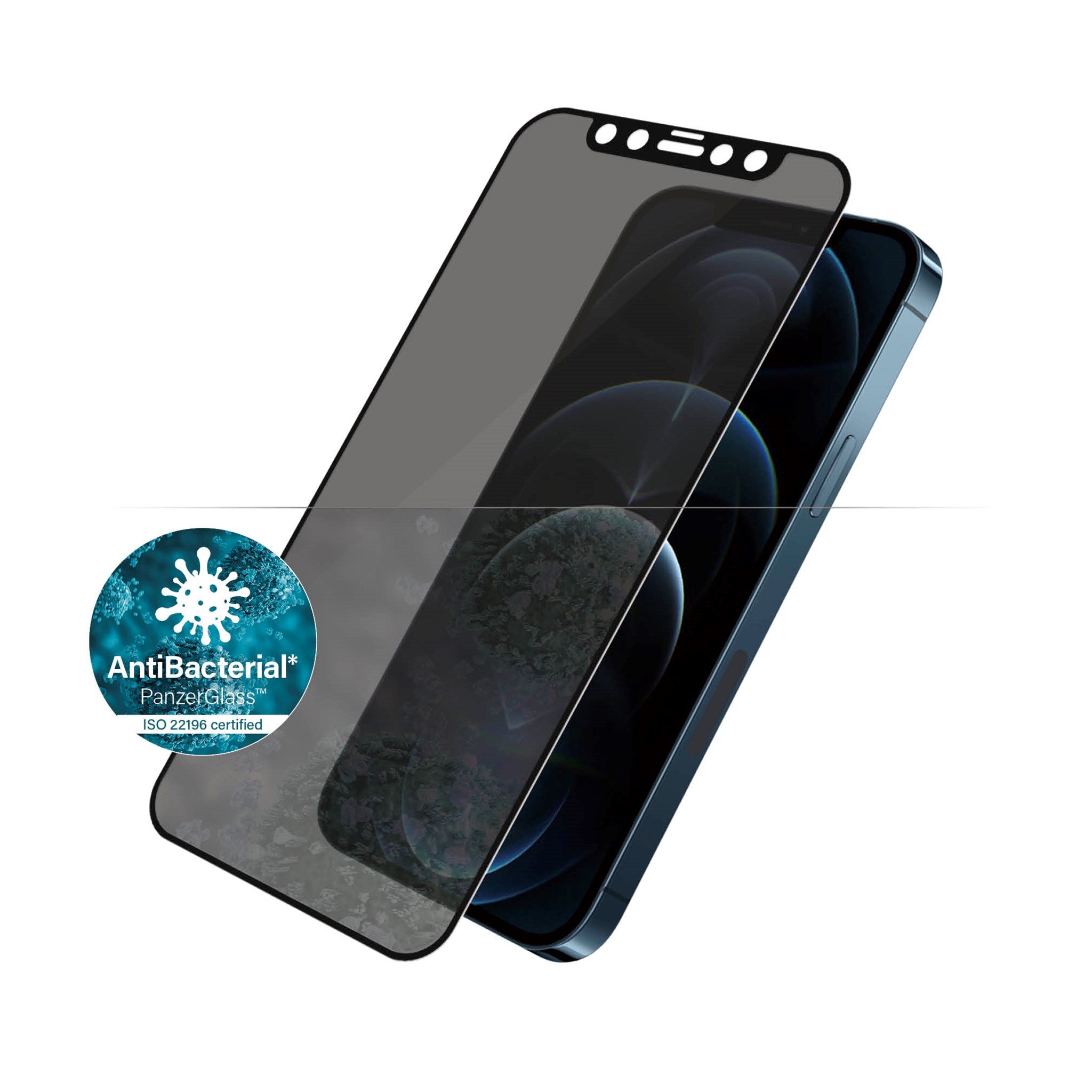 PanzerGlass® Privacy Screen Protector iPhone 12 Pro Max Edge-to-Edge
